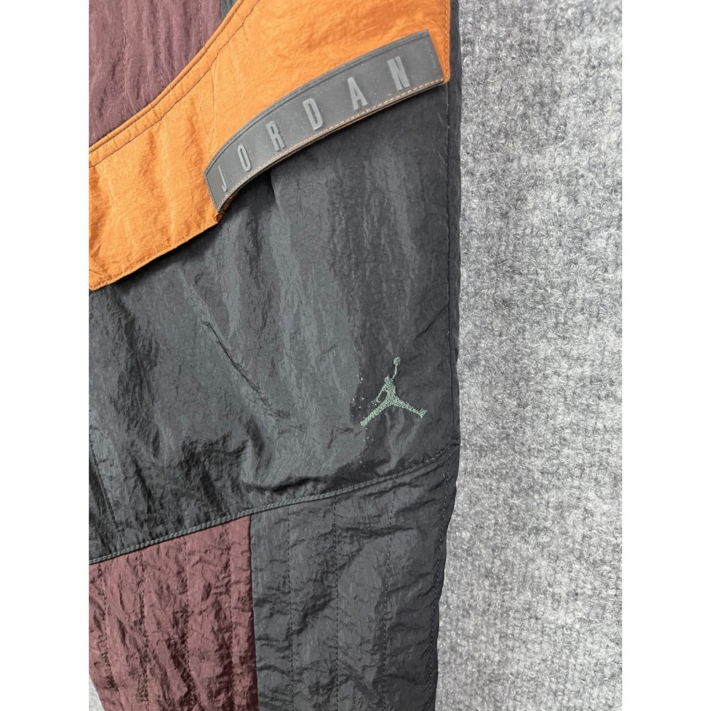 Jordan Flight Cargo Pants Women S Burgundy Black Colorblock Utility Belted EXCL - Picture 4 of 11